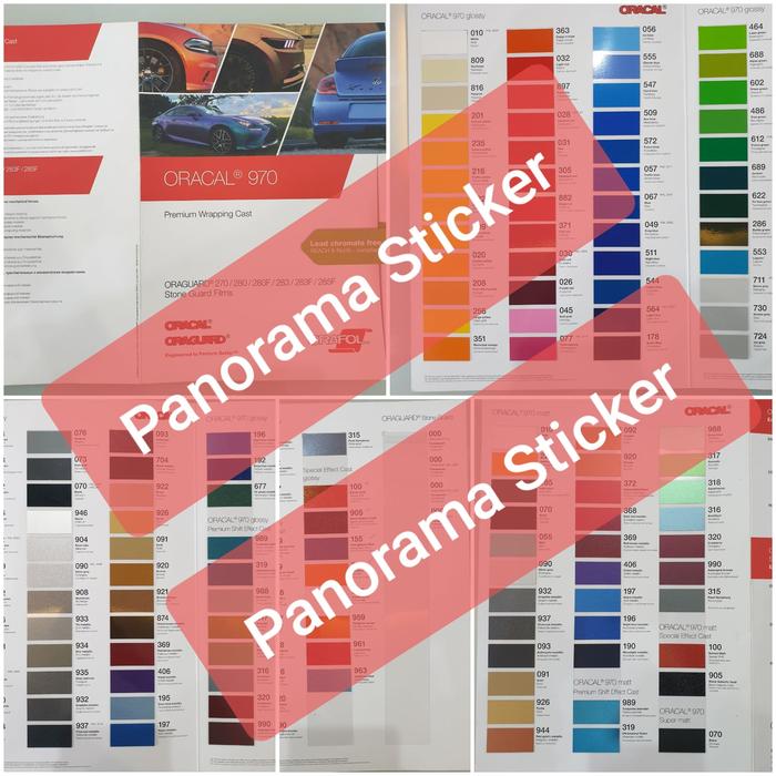 Jual Katalog Sticker Oracal Serie 970 Di Seller Shin Store Cengkareng