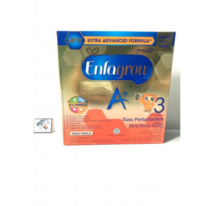 Gambar ENFAGROW A+ 3 USIA 1 - 3 TAHUN SUSU FORMULA BALITA 400 GRAM RASA VA dari YANTRAVELINDO undefined Tokopedia