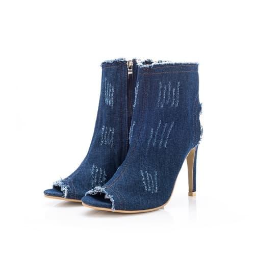 Jual SSX018 Sepatu Boots Wanita Bahan 