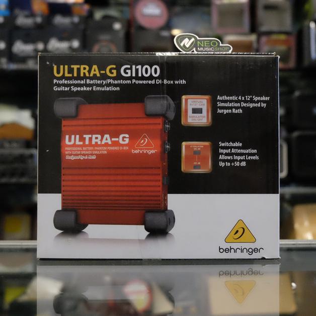 Gambar Behringer GI100 Direct Box with Guitar Speaker Emulation dari NEO MUSIC undefined Tokopedia