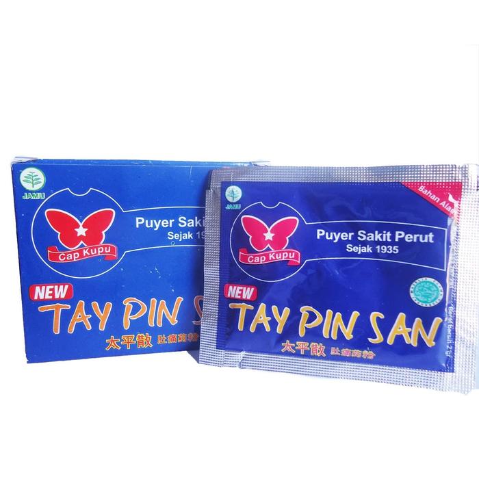 Gambar TAY PIN SAN 1 PACK obat sakit perut - perut kembung - diare manjur dari TOKO OBAT KELUARGA undefined Tokopedia