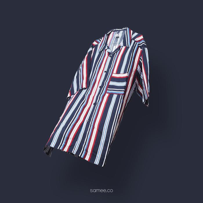 Gambar Rayé Shirt Navy - M dari samee undefined Tokopedia