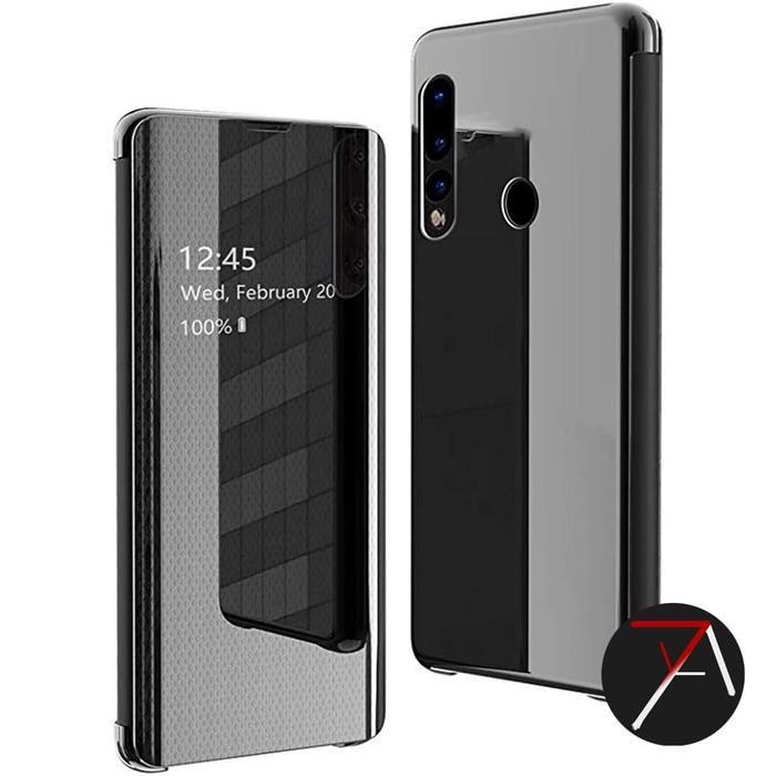 Gambar Huawei P30 Lite P30Lite Flip Clear View Motif Standing Cover Case - Hitam, Huawei P30 Lite dari 17 Agustus Case undefined Tokopedia