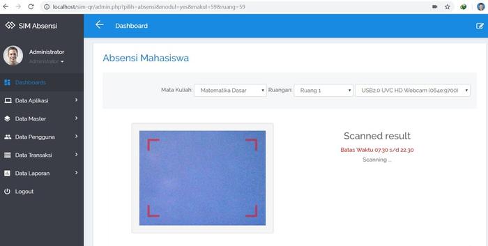 Jual Aplikasi Absensi Mahasiswa Berbasis Qr Code Ssfgx1063 Kota Surabaya Muur Tokopedia