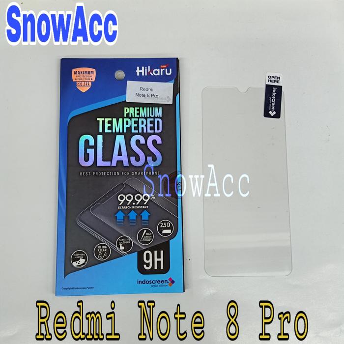 Gambar Hikaru Anti Gores Tempered Glass Redmi Note 8 Pro Anti Gores Kaca - tempered glass dari Snow Acc undefined Tokopedia