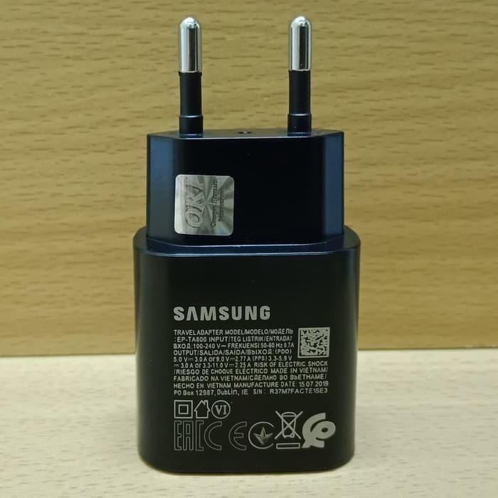 Adapter Samsung Galaxy A70 Note 10 Original Super Fast Chraging C To C