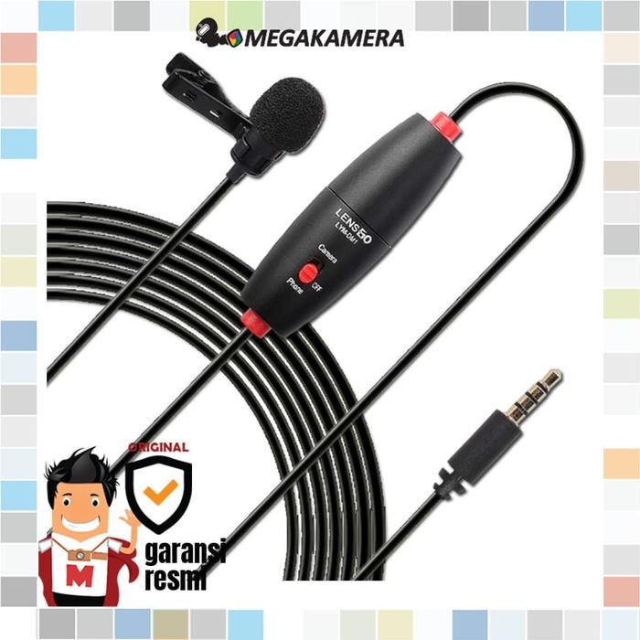 Gambar LensGo Professional Lavalier Microphone Clip-On For Smartphones dari Megakamera undefined Tokopedia