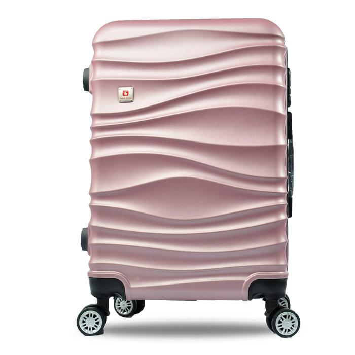 Gambar Tas Koper Kabin Polo Team Hardcase Fiber Size 22 inch - 043 - Merah Muda dari KoperID undefined Tokopedia