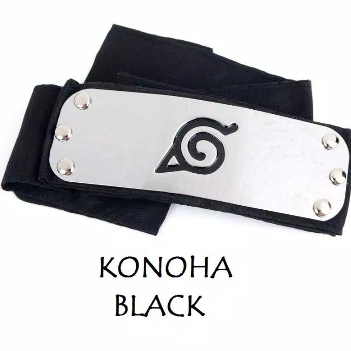 Gambar HEADBAND NARUTO KONOHA ITACHI / IKAT KEPALA NARUTO - Hitam dari deobuffy undefined Tokopedia