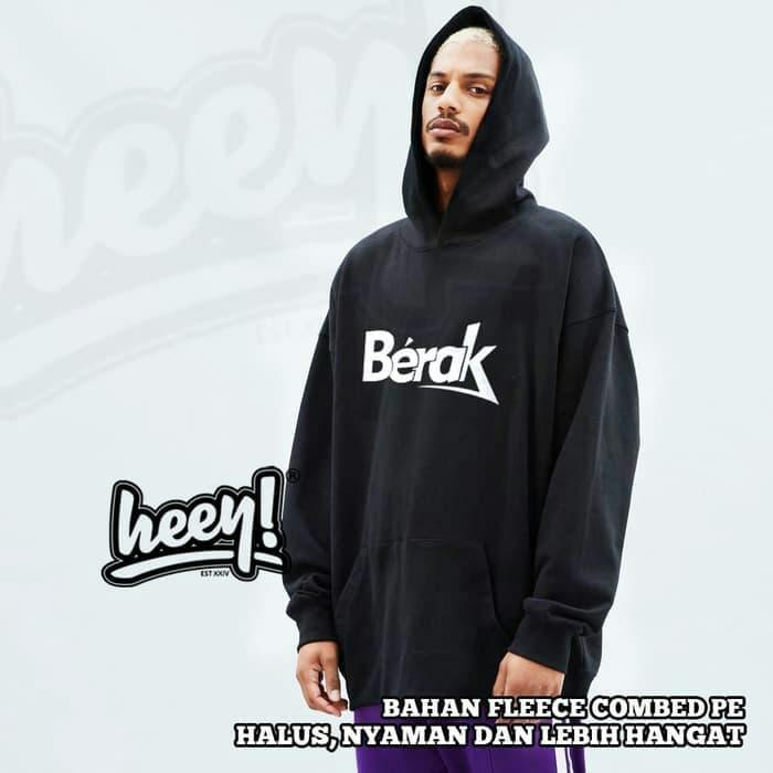 Gambar HOODIE JUMPER DISTRO BERAK HOT PROMO TERBARU - Hitam, XL dari Heey! undefined Tokopedia