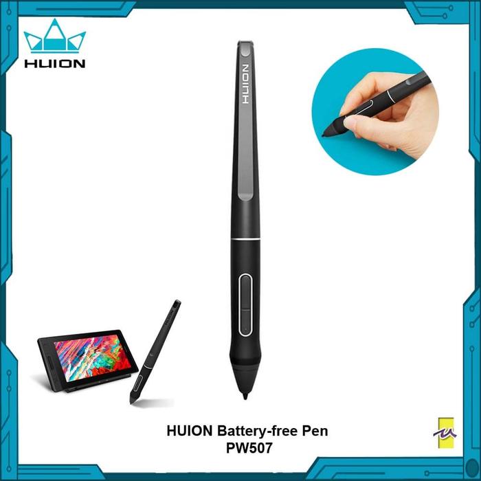 Jual Huion PW507 Pen Battery-Free Stylus for Huion Kamvas Pro - Kota ...