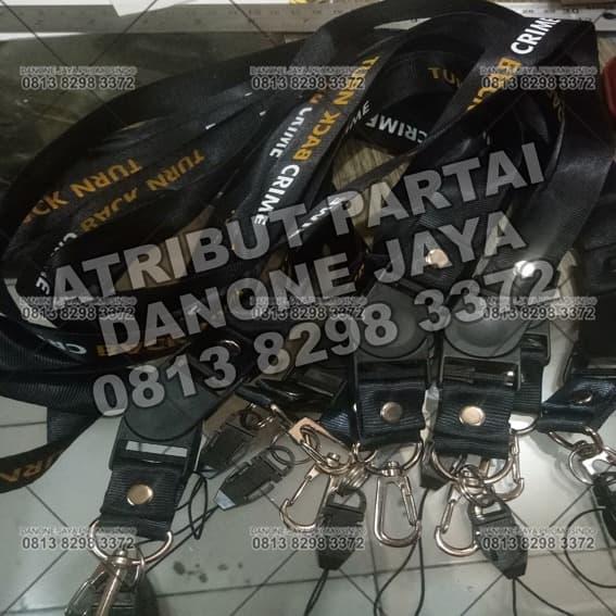 Gambar Tali Id card name tag Lanyard TURN BACK CRIME dari danone jaya promosindo undefined Tokopedia