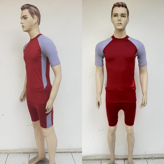 Gambar stelan renang pria DN1019 - Merah, M dari DN Sportswear Official undefined Tokopedia