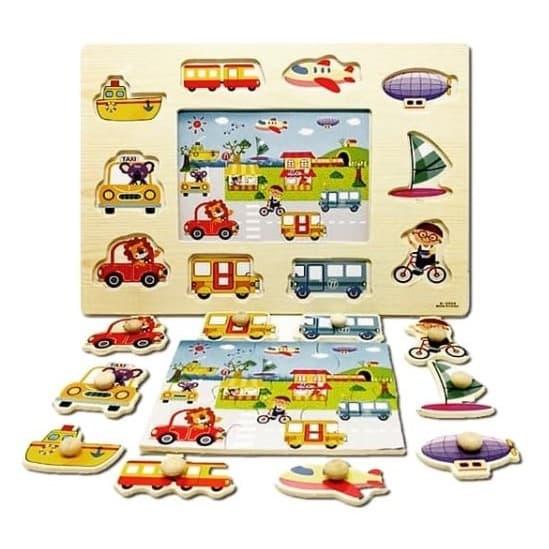 Gambar Ciustoys - Wooden Knob Puzzle Transformasi A3003 - Mainan Edukasi Anak dari Ciustoys undefined Tokopedia