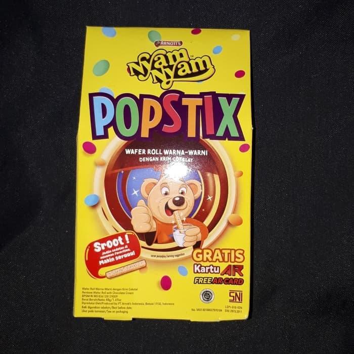 Gambar Arnotts nyam nyam pop stix wafer roll warna warni krim coklat 48 gram dari KIMAYSTORE undefined Tokopedia