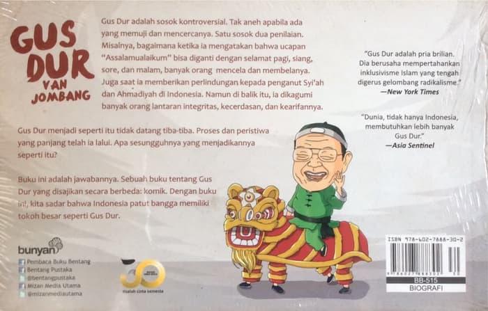 Jual Biografi Komik Gus Dur Van Jombang Jakarta Barat Raditya Olshopp Tokopedia