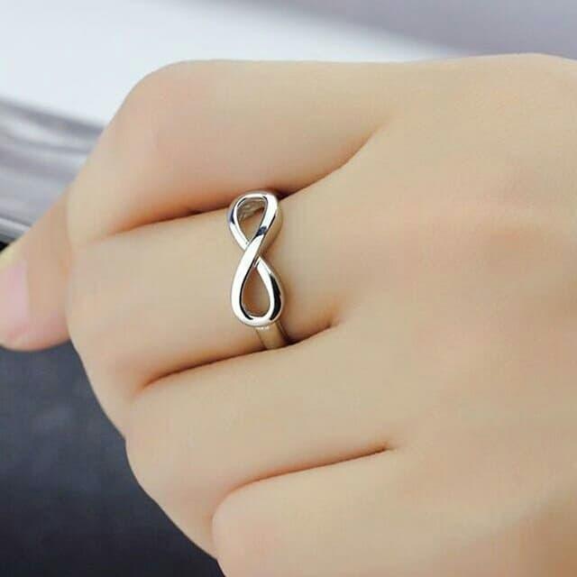 Jual cincin infinity simple fashion 