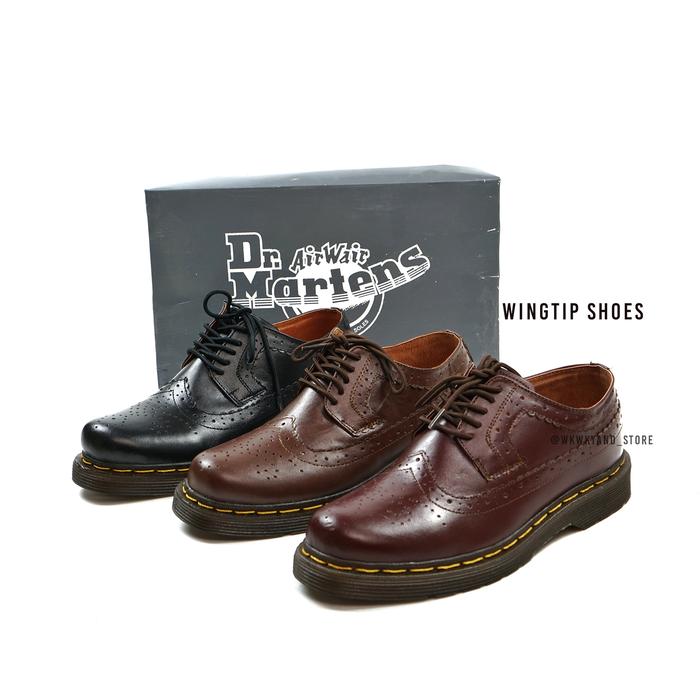 Jual Sepatu Low Boots Docmart Dr Martens Kulit Asli Sepatu Wingtip Docmart Hitam 43 Kab. Bogor Wkwkyand Store Tokopedia