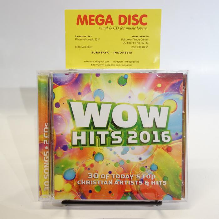 Jual Cd Various Artists Wow Hits 2016 Album 2cd Audio Christian Music Kota Surabaya Mega Disc Tokopedia