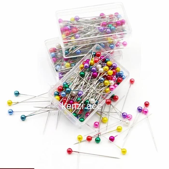 Jual Jarum Pentul Jarum Pentol Jarum Hijab Jarum Rainbow Japan Stainless Jakarta Barat Kenziroga Acc Tokopedia