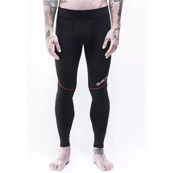 Gambar GRIPS Mens Full Length Compression Spats/ Athletica - Black - S dari ELITE MMA SHOP undefined Tokopedia