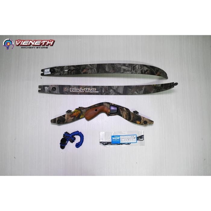 Gambar WIN&WIN BLACK WOLF / BUSUR PANAH HUNTING / RECURVE WINWIN BLACKWOLF dari Vieneth Archery Store undefined Tokopedia