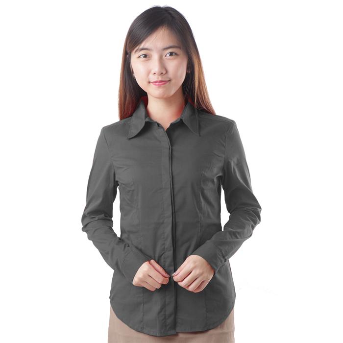 Gambar Adore Kemeja Lengan Panjang Classic Jumbo - Hitam dari adoreshop undefined Tokopedia