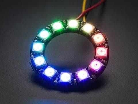 Gambar Round LED RGB 12bit WS2812 WS2812B 5050 builtin driver Neopixel dari Rajaduino undefined Tokopedia