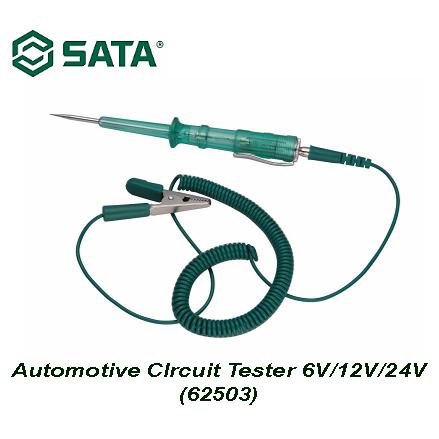 Gambar Test Pen Otomotif Automotive Circuit Tester 6V 12 V 24 V 62503 SATA dari Mykei Tools undefined Tokopedia
