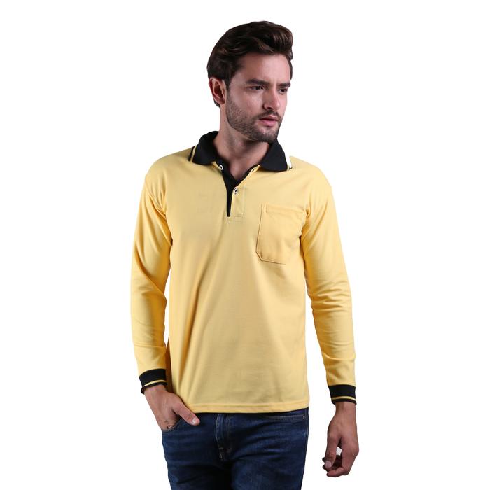 Gambar Polo Shirt Pria Lengan Panjang PLS 44 - Warna G, M dari Gudang Fashion Id undefined Tokopedia