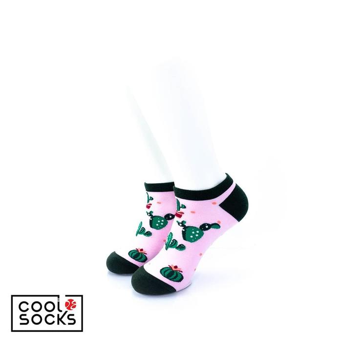 Gambar CoolDeSocks Original | Kaos Kaki Pendek - Cactus in Pink dari CoolDeSocks undefined Tokopedia
