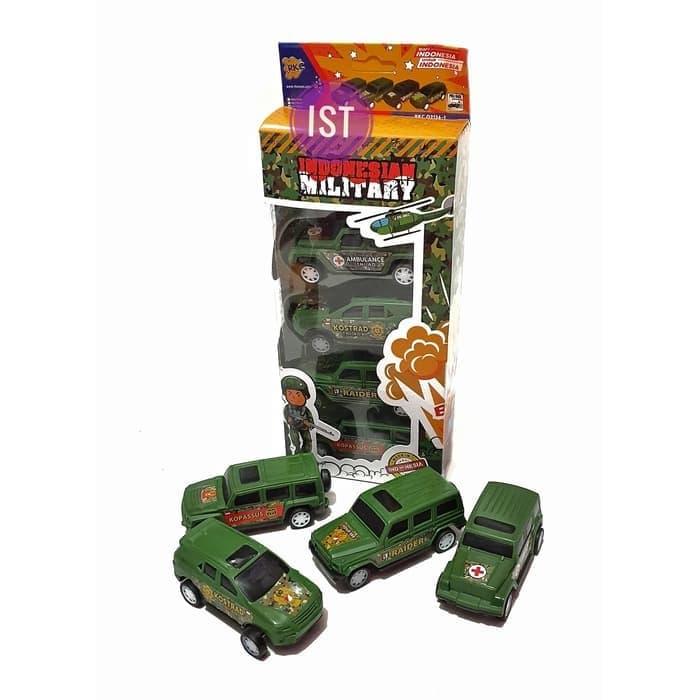 Gambar Mainan Anak Mobil Indonesia Military 4 pcs RKC 02136-1 dari tokoku.byfastop undefined Tokopedia