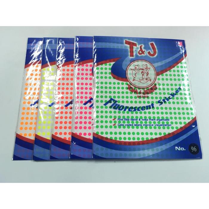 Gambar LABEL T&J WARNA (FLUORESCENT) 96 - Orange dari tjlabels undefined Tokopedia