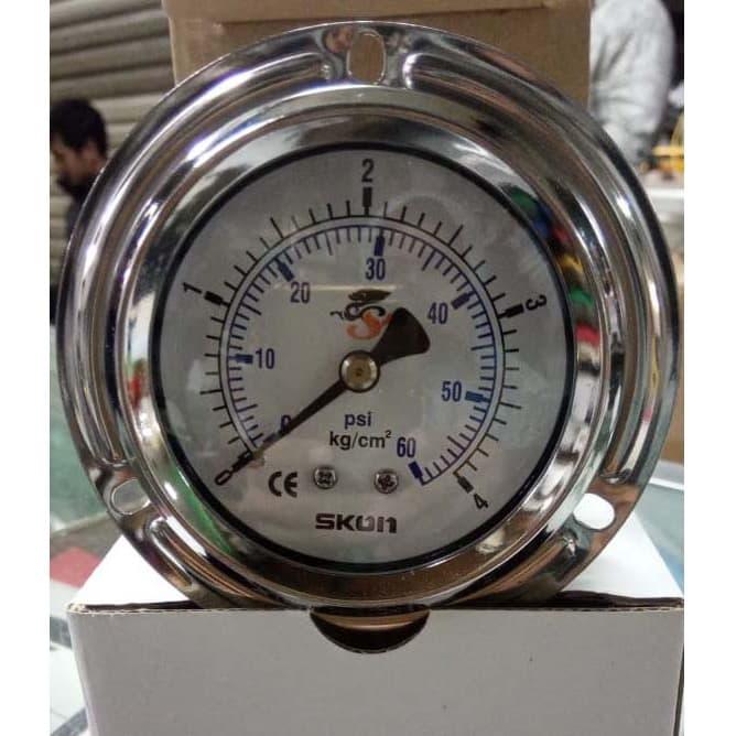 Gambar Pressure Gauge SKON 2 1/2 " Liquid Manometer Payung kg/cm2 - Psi dari Glodok Teknik Supplier undefined Tokopedia