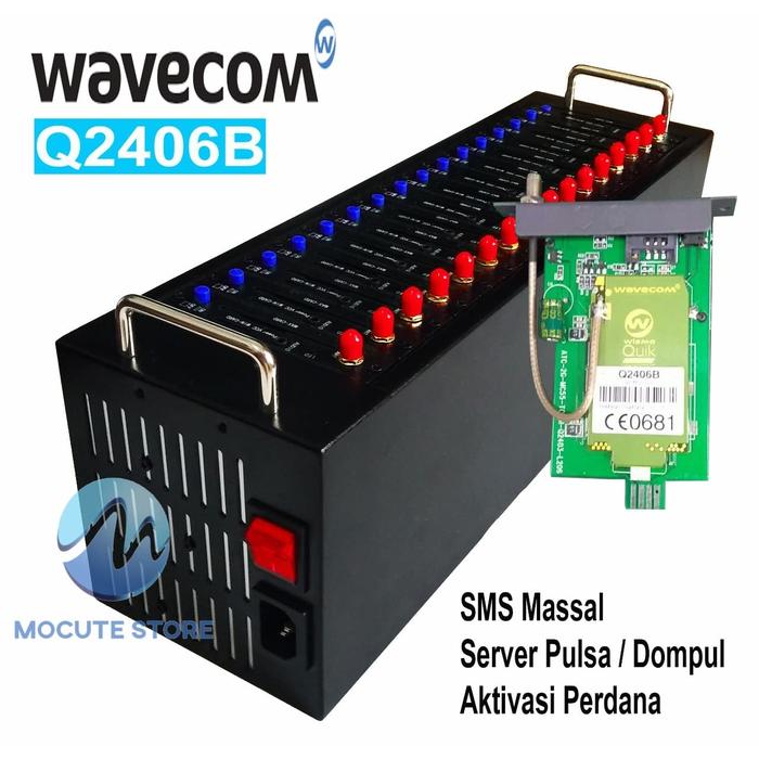 Jual Modem Pool 16 Port Wavecom Q2406b Model Slim Jakarta Barat Mocute Store Tokopedia