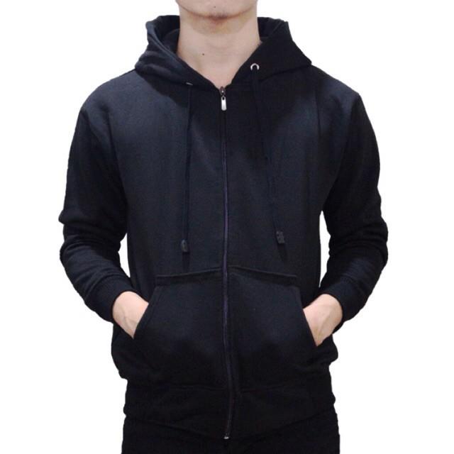 Gambar JAKET HOODIE SWEATER POLOS BIRU NAVY PREMIUM - Hitam dari UNGSIRA STORE undefined Tokopedia