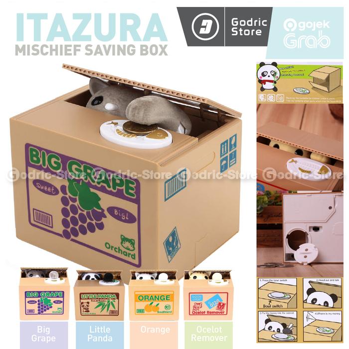 Gambar ITAZURA Celengan Kuning Pemakan Koin Mainan Anak Anak Coin Bank Toys - BIG GRAPE dari G-Rex undefined Tokopedia