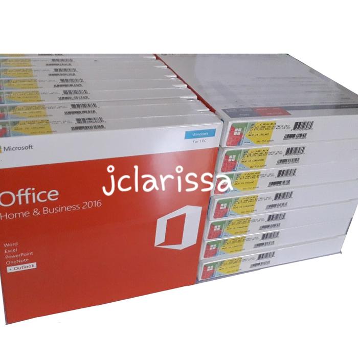 Gambar Software Microsoft Office Home Business 2016 FPP Asli & Resmi Astrindo dari jclarissa undefined Tokopedia