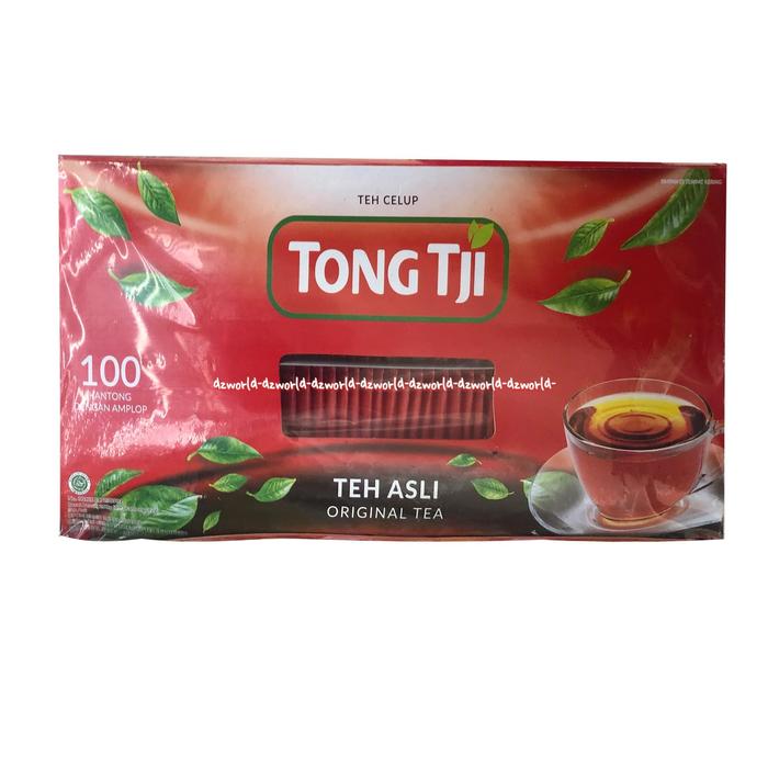 Gambar Tong Tji Teh Asli 100sachet Minuman Teh Original Telup Tongji Kemasan Merah Daun Teh Hitam Thong Tji Amplop Black Tea Pahit dari dzworld undefined Tokopedia