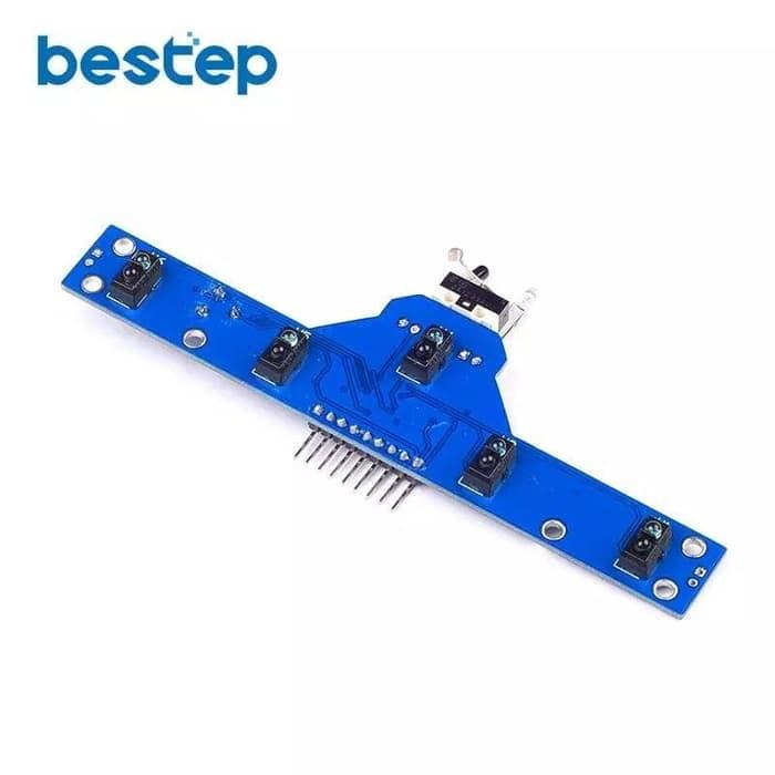 Jual BFD-1000 5 Channel Infrared Tracing Robot Line Follower Avoider ...