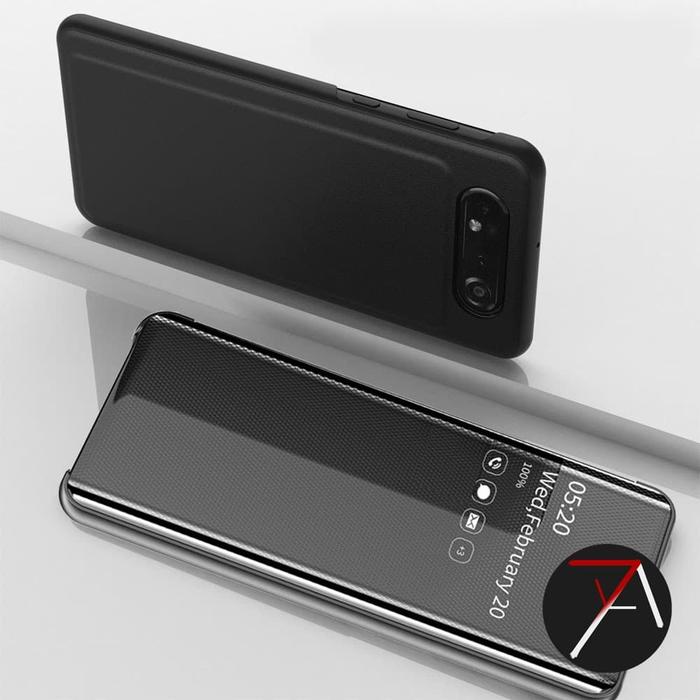 Gambar Samsung Galaxy A80 Flip Clear View Motif Standing Cover Mirror Case - Rosegold, Samsung A80 dari 17 Agustus Case undefined Tokopedia