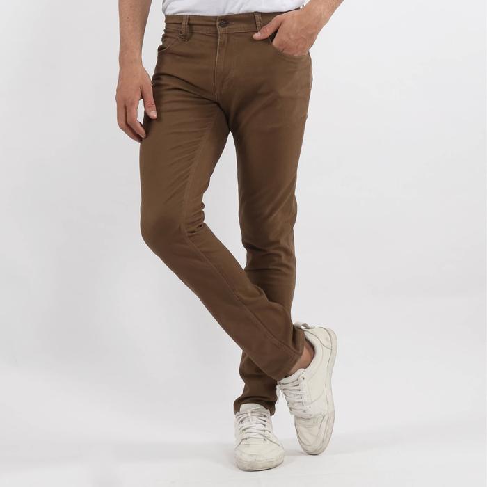 Gambar Edwin Celana Chinos Pria Paris Slim Fit Stretch Brown - Cokelat, 32 dari EDWIN Indonesia undefined Tokopedia