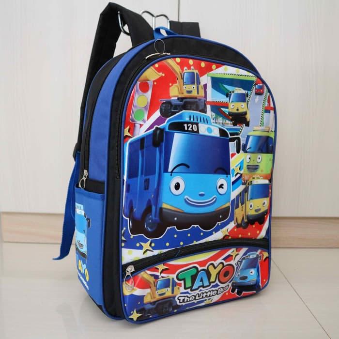 Gambar Grosir Tas Punggung Ransel Sekolah Anak TK PAUD SD Lucu Tas Tayo Murah dari RJ Media Tas Seminar Kit undefined Tokopedia