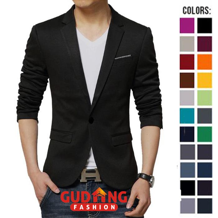 Gambar Blazer Slimfit Korea BLZ 602 - Warna F, XL dari Gudang Fashion Id undefined Tokopedia