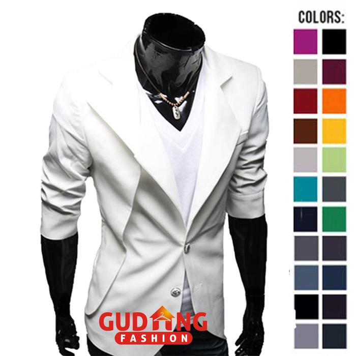 Gambar Blazer Slimfit Korea BLZ 602 - Warna E, XL dari Gudang Fashion Id undefined Tokopedia