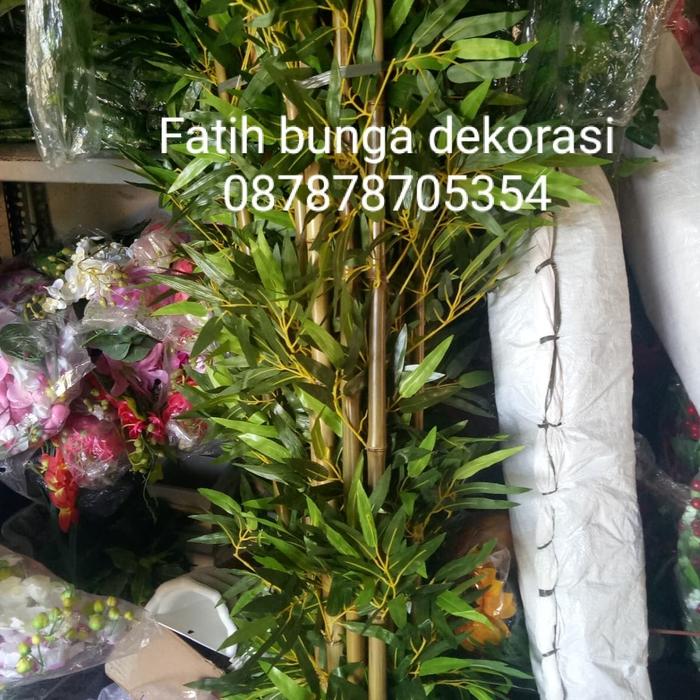 Gambar Batangan bambu partisi artificial dari Bunga Fatih Dekorasi undefined Tokopedia