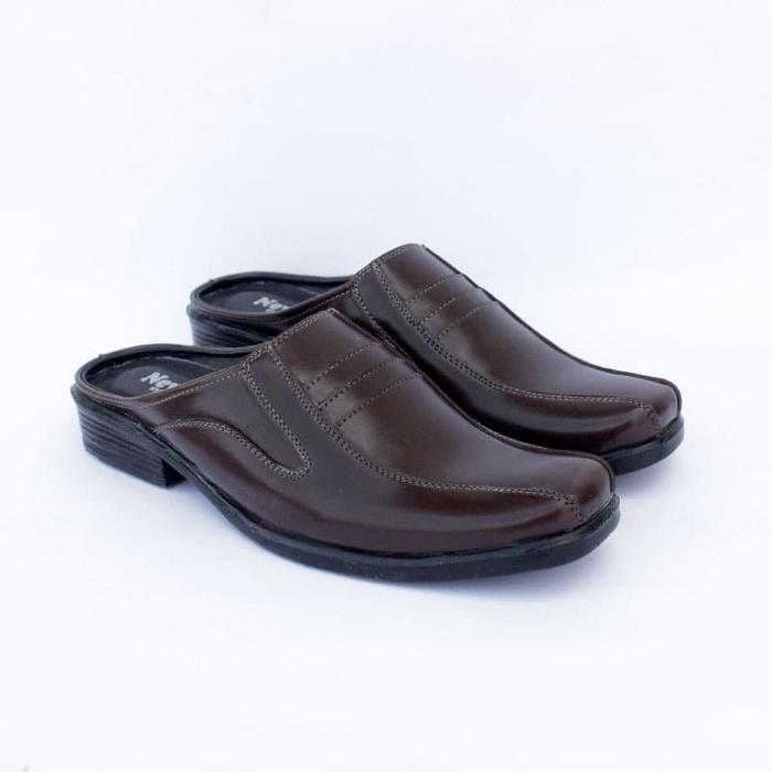 Gambar Sepatu Pantofel Selop Pria P I Selop Lois - 41 dari Mamojo_Store undefined Tokopedia