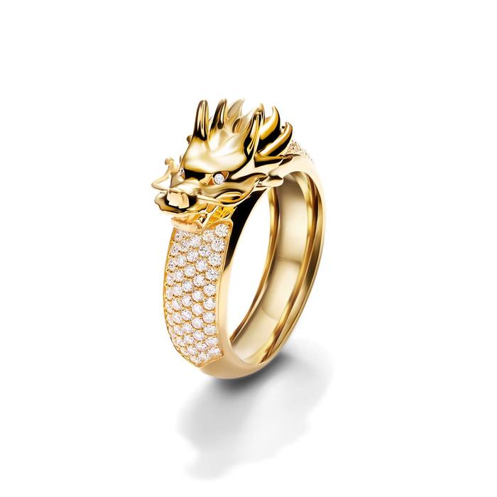 Gambar Lino and Sons - Cincin Berlian F VVS ( Dragon Diamond Ring ) dari Lino and Sons undefined Tokopedia