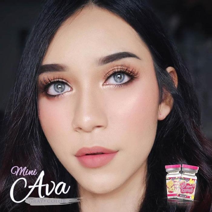 Gambar SOFTLENS MINI AVA GREY (KITTY KAWAII) dari glucksoftlens undefined Tokopedia