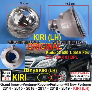 Gambar lampu foglamp ori toyota innova fortuner 2014 - 2019 yaris vios - kiri dari Aulia Motor Lubuk Basung undefined Tokopedia